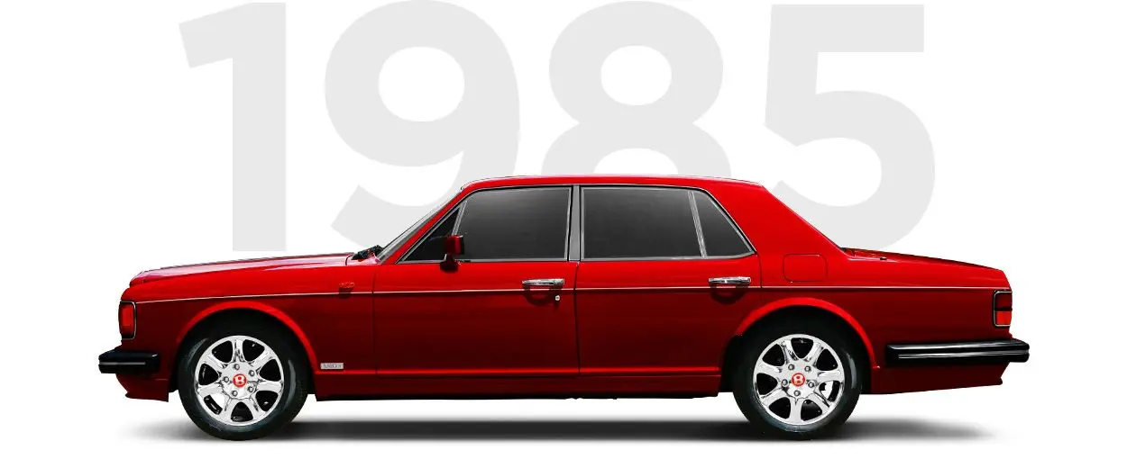 Pirelli & Bentley through history 1985 Pirelli & Bentley through history 1985