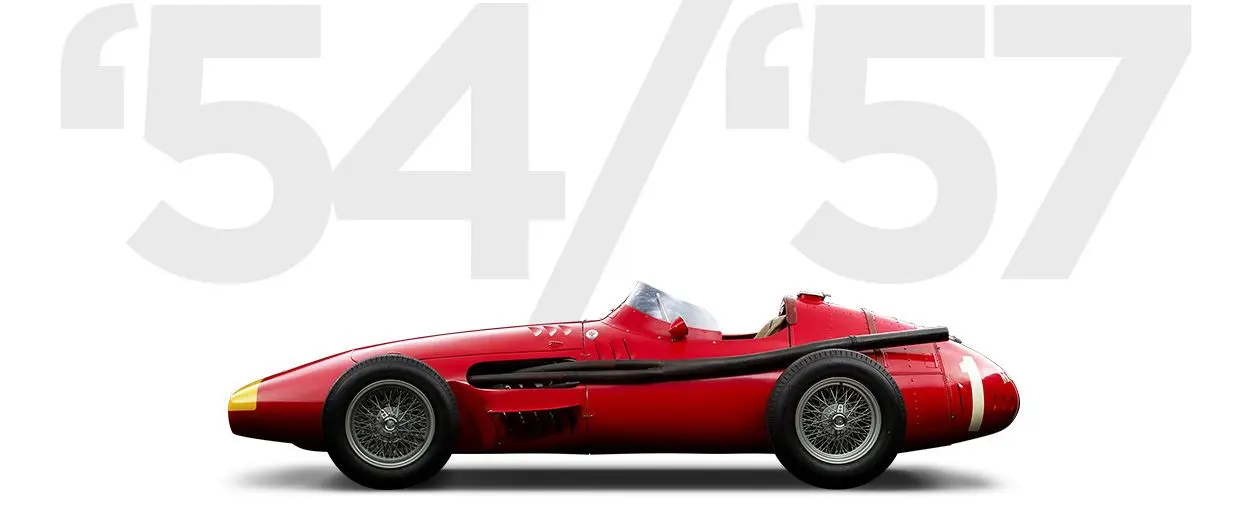 Pirelli & Maserati through history 1954-1957 Pirelli & Maserati through history 1954-1957
